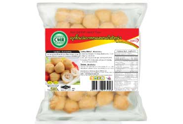 ลูกชิ้นปลาทอดสอดไส้ทูน่า